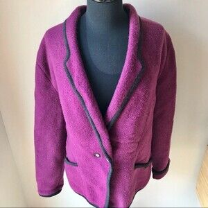 Boiled Wool Coat Magenta Pink Purple GEIGER of Austria Blazer Coat Jacket